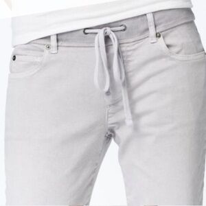James Perse gray drawstring jeans